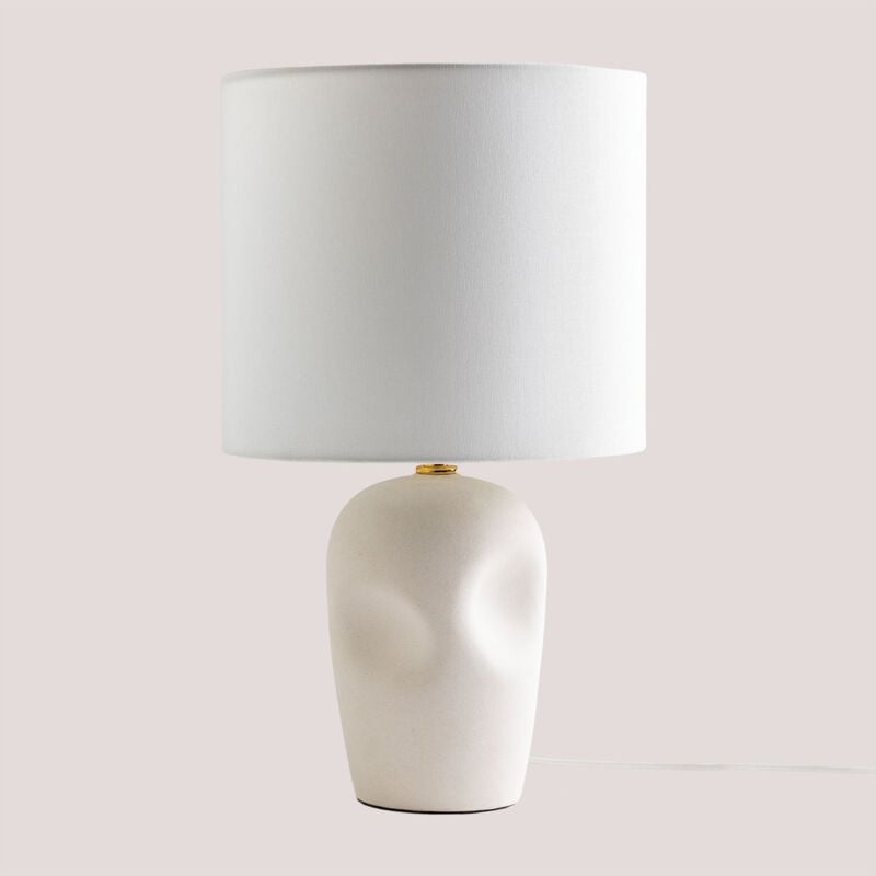 SKLUM Lampada da tavolo in ceramica Akayr Bianco