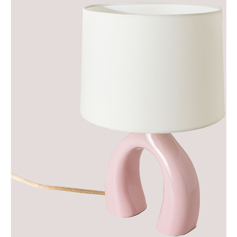 SKLUM Lampada da tavolo in ceramica Ympa Rosa