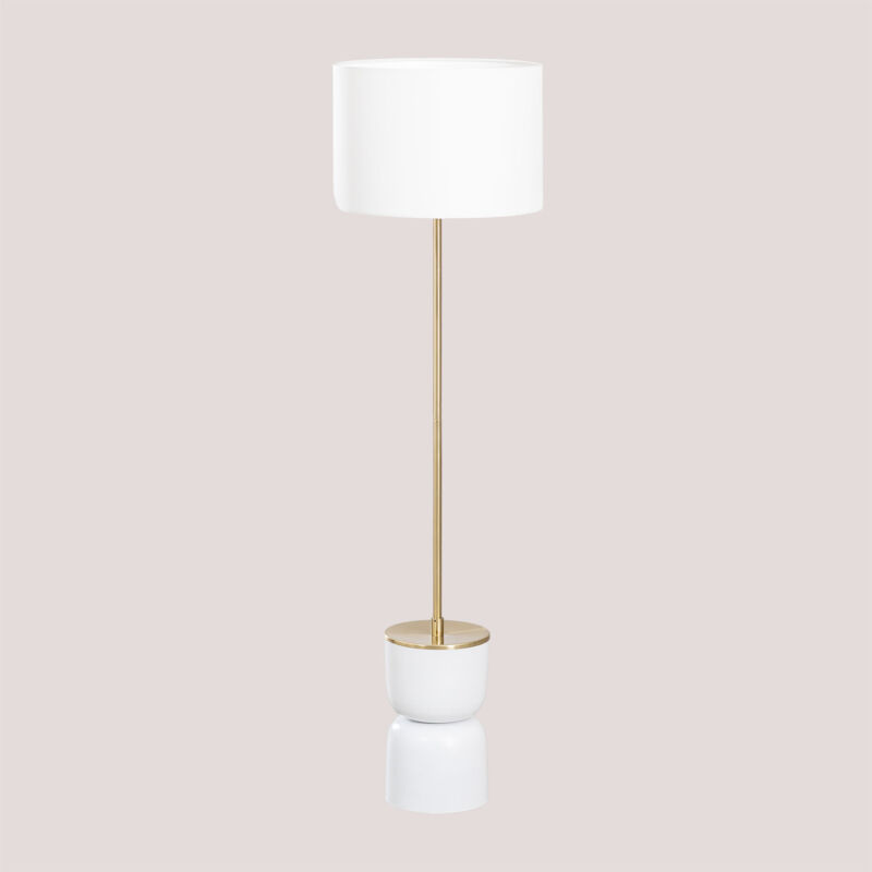 Lampada da terra Gredel Bianco - Bianco Ø40,5 cm