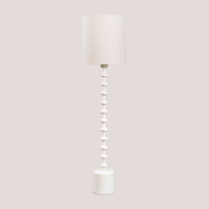 Sklum - Lampada da terra in lino Alieta Gardenia