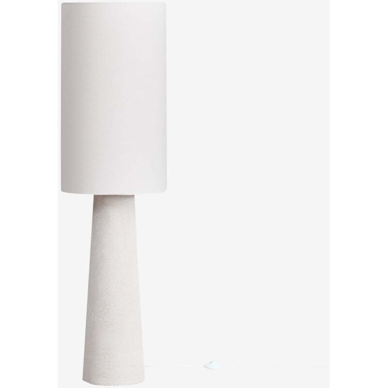 Lampadaire en lin et fibre de verre Loana SKLUM Blanc Cassé Lampadaire en lin et fibre de verre Loana SKLUM Blanc Cassé