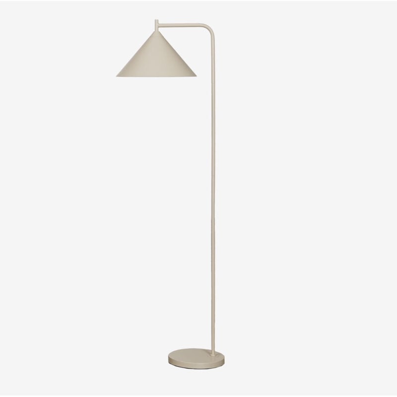 Lampadaire Cambrea en métal Sklum Tapioca Beige