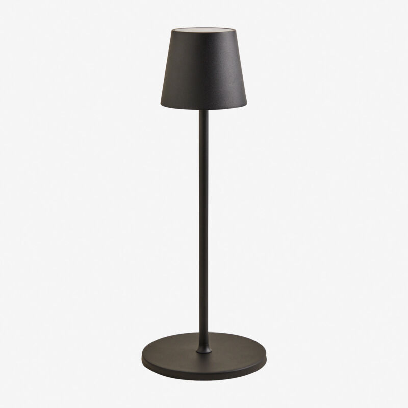 Sklum - Lampe de sol led sans fil pour extérieur Isona Noir