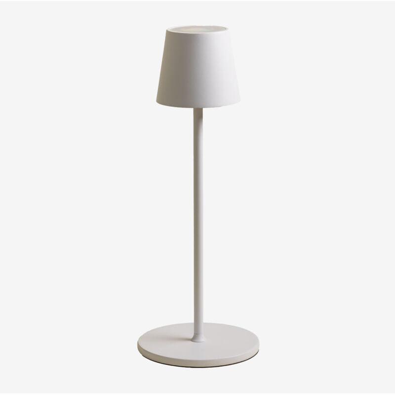Sklum - Lampe de sol led sans fil pour extérieur Isona Blanc