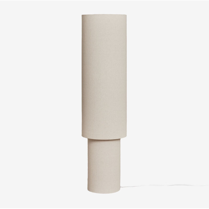 Sklum - Lampadaire Gioura en lin et fer Beige Lin ↑125 cm Sklum - Lampadaire Gioura en lin et fer Beige Lin ↑125 cm