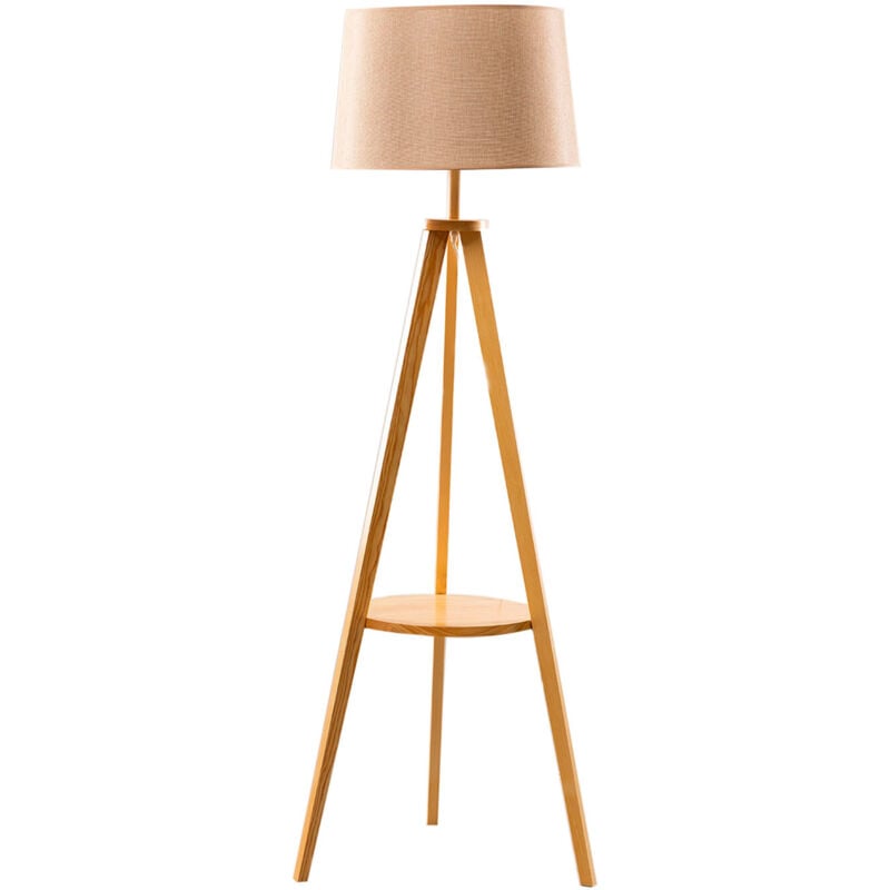 Lampadaire Ripode Sklum Beige Crème