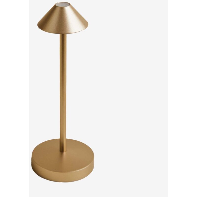 Sklum - Lampe de table led sans fil pour extérieur Emilija Doré Sklum - Lampe de table led sans fil pour extérieur Emilija Doré