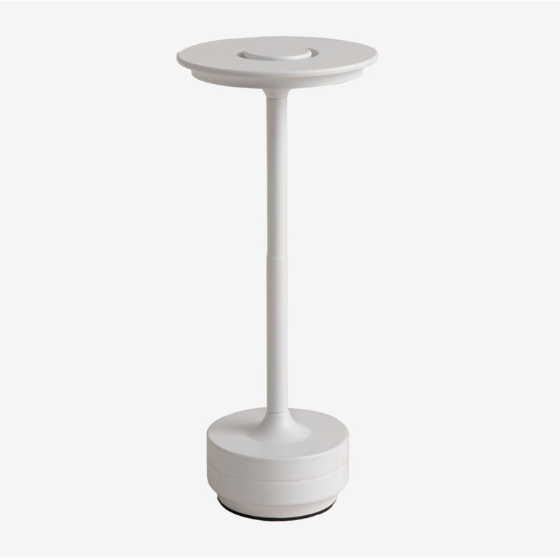 Sklum - Lampe de table d'extérieur à led sans fil Rivkin Blanc