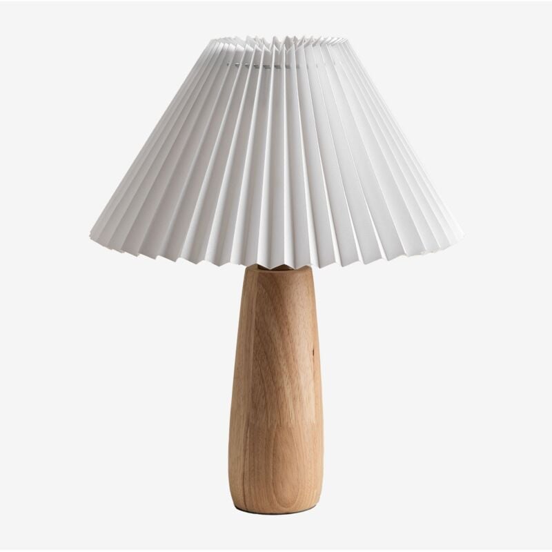 Lampe de table en bois Jillian Sklum Marron Bois Naturel