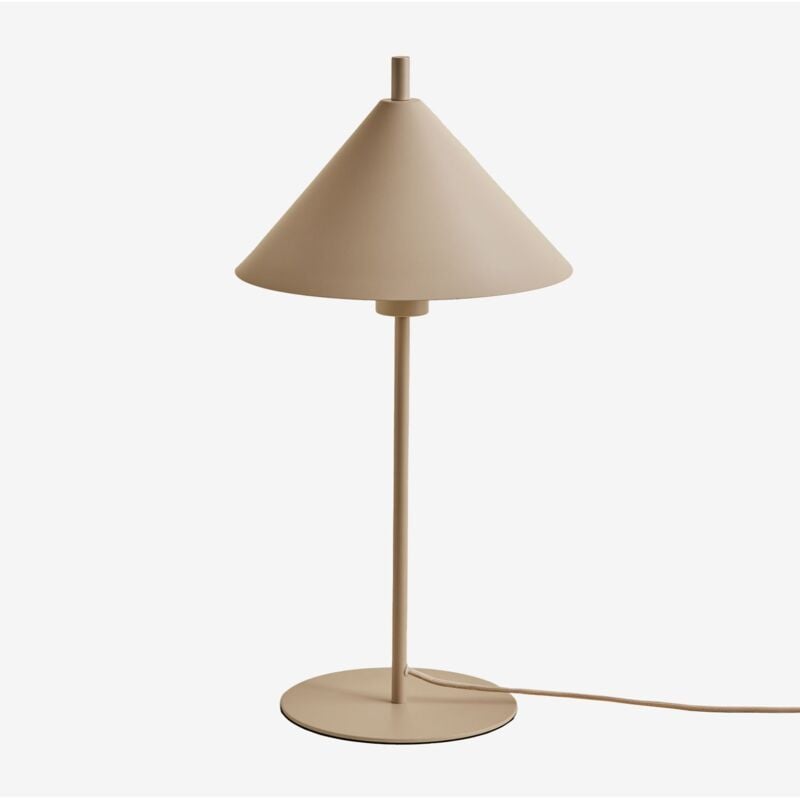 Lampe de table en métal Aziel Sklum Beige nude