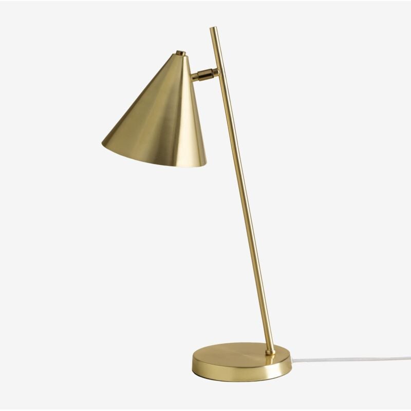 Sklum - Lampe de table en métal Divone Doré