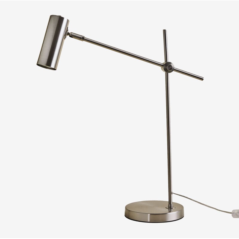 Lampe de table en métal Idina Sklum Gris Chromé
