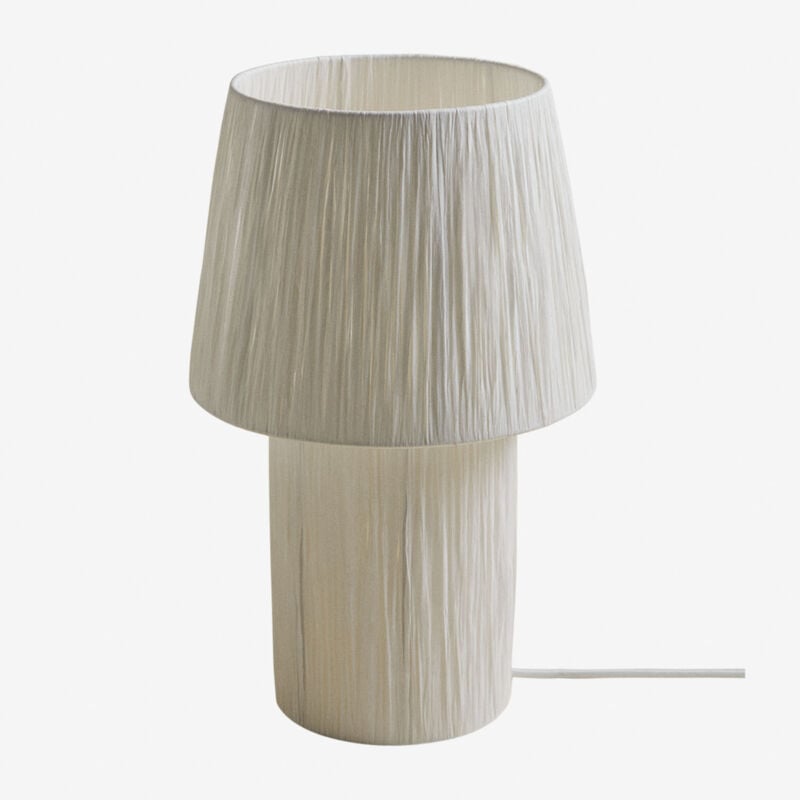 Sklum - Lampe de table en papier Nironalde Blanc