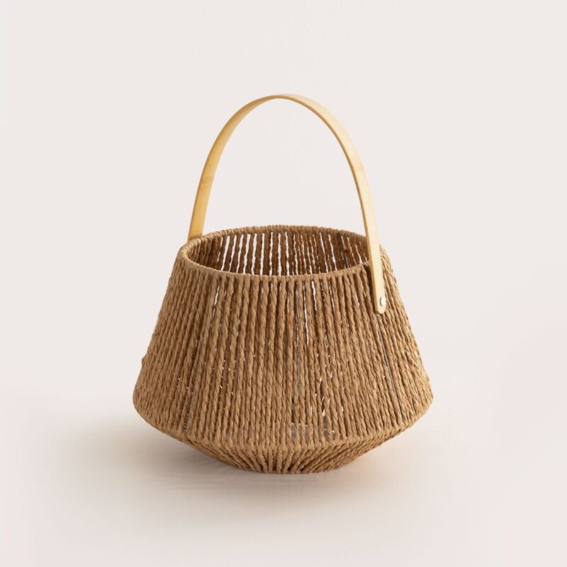 Sklum - Lampe de table en papier tressé Milei Ø30 cm