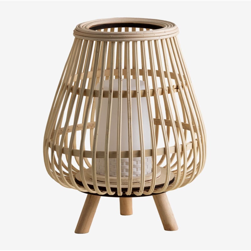 Sklum - Lampe de Table led sans fil Melzu naturel