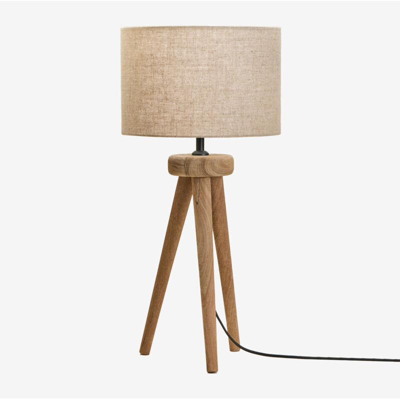 Sklum - Lampe de table en bois de manguier Simona Sklum - Lampe de table en bois de manguier Simona