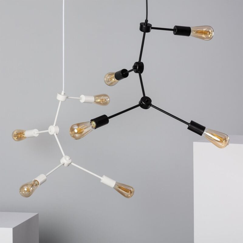 

Lámpara Colgante de Metal Molecular Negro - Negro