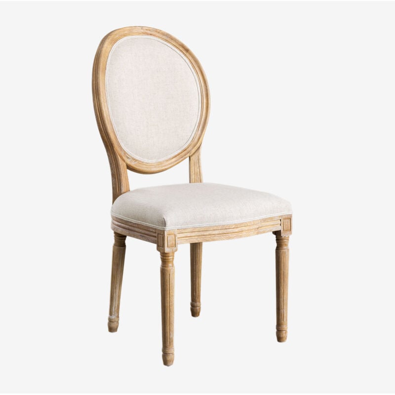 Sklum - Lot de 4 chaises de salle à manger rembourrées Sunna