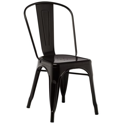 SKLUM Lot de 4 Chaises LIXSalle à Manger Cuisine Style Industriel