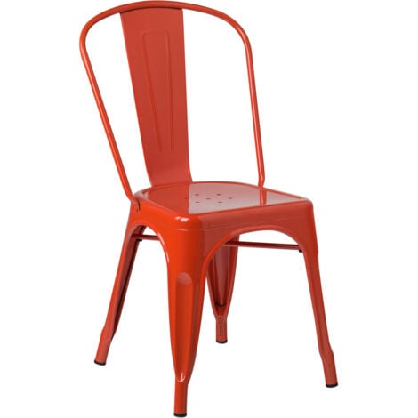 SKLUM Lot de 4 Chaises LIXSalle à Manger Cuisine Style Industriel