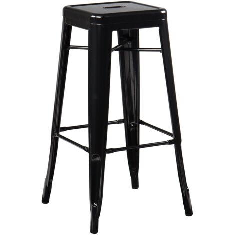 SKLUM Lot de 4 Tabourets Hauts LIXSalle à Manger Cuisine Style Industriel