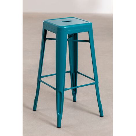 SKLUM Lot de 4 Tabourets Hauts LIXSalle à Manger Cuisine Style Industriel