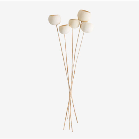 Sklum – Lot de 5 branches séchées décoratives Aegle – Finition naturelle – Longueur 60 cm – Pour décoration intérieure moderne