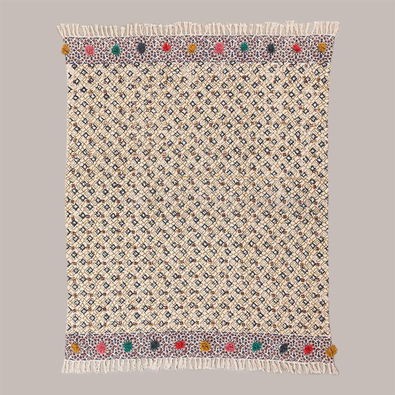 

Manta Plaid en Algodón Tenesi Multicolor - Sklum
