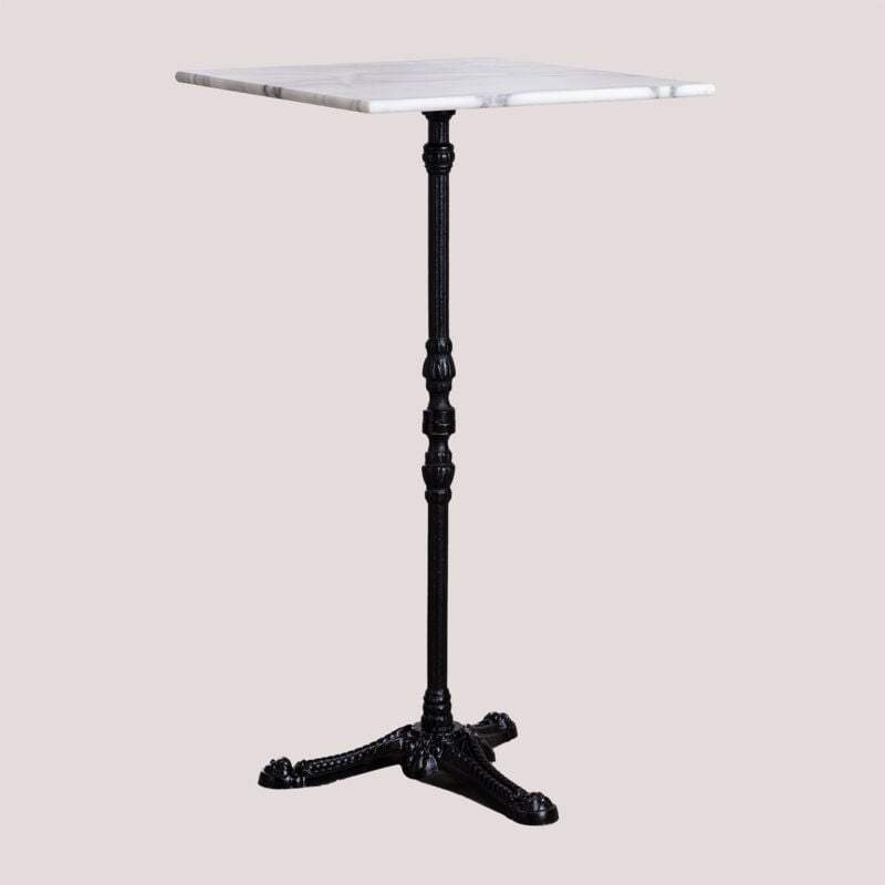 

Mesa Alta de Bar en Mármol Lupin Slim Blanco - Sklum