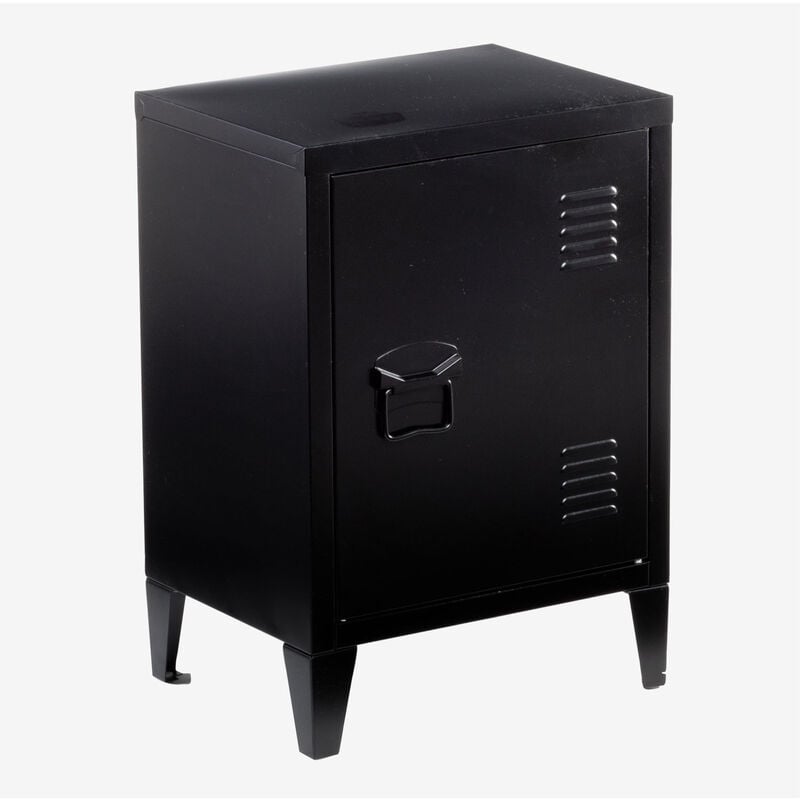 

Mesa Auxiliar Taquilla en Metal Pohpli Negro - Sklum