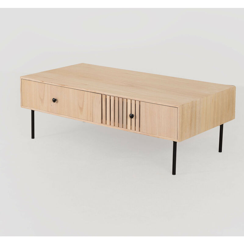 

Mesa de Centro en MDF Cialu Madera Natural - Sklum