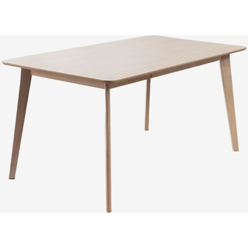 

Mesa de Comedor Rectangular en Madera (150x90 cm) Kerhen Marrón Fresno - Sklum