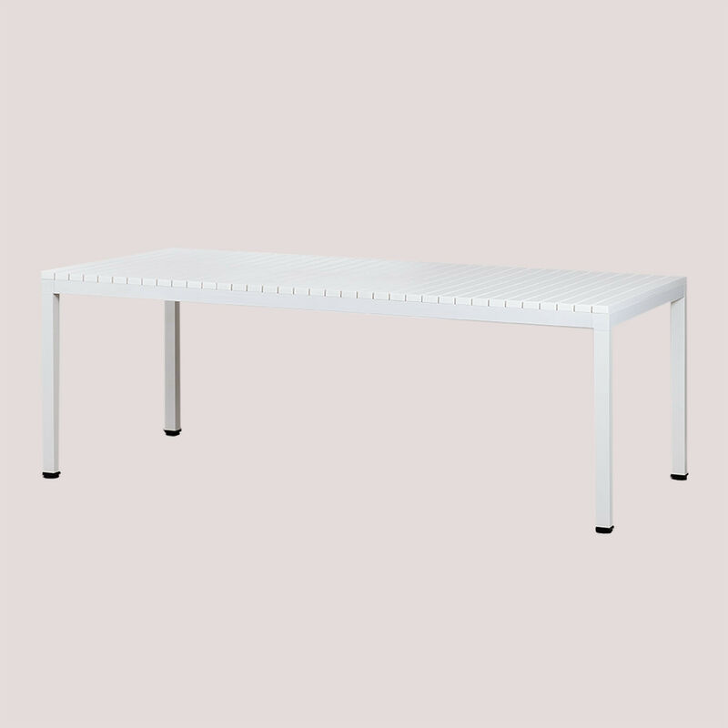 

Mesa de Jardín Rectangular en Aluminio (210x100 cm) Marti SKLUM - Blanco