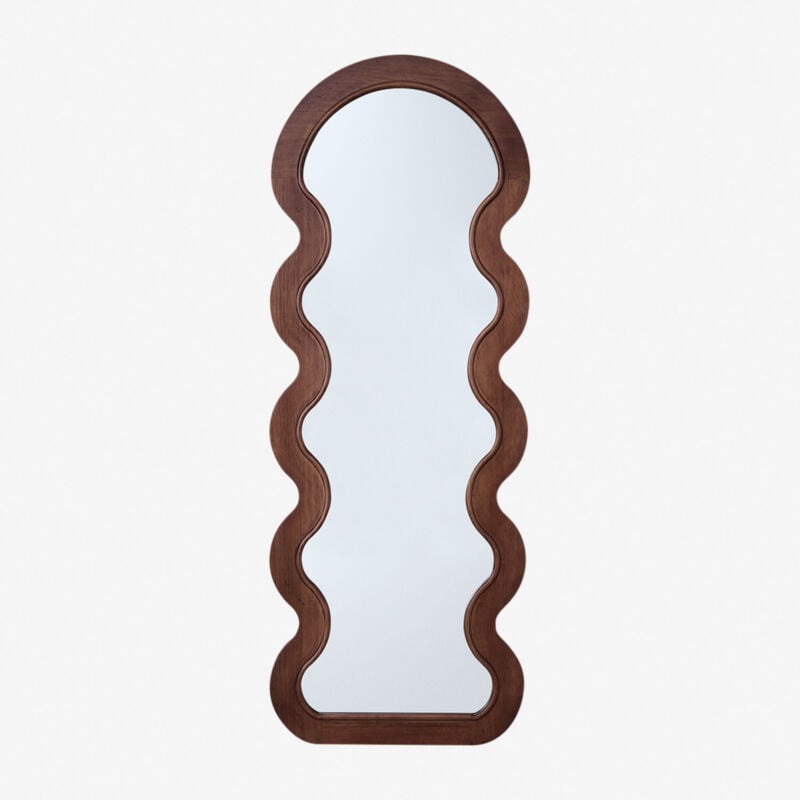 Miroir mural 60x160 cm en bois de pin Landoi Sklum