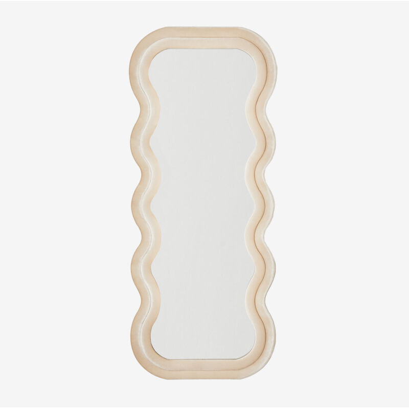 Miroir mural en velours Mariela Sklum 180 papyrus
