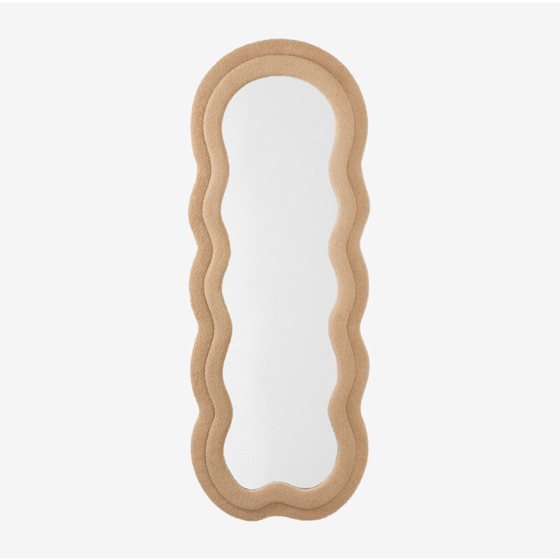 Sklum - Miroir mural 60x160 cm tapissé Evelyn