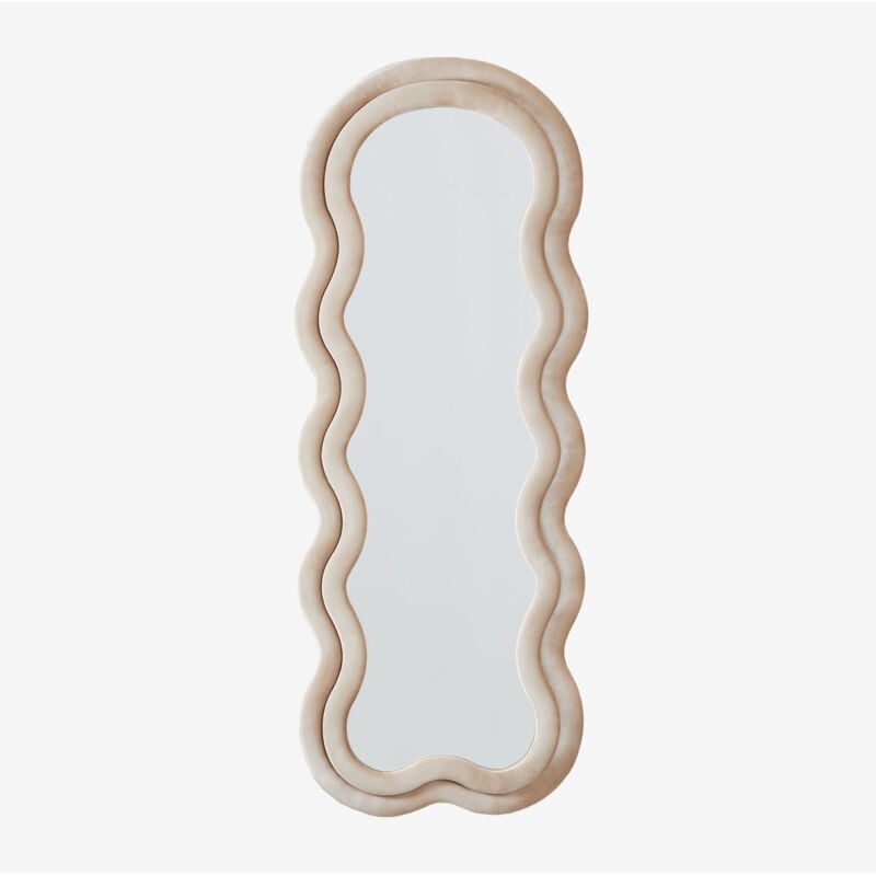 Miroir mural 60x160 cm tapissé Evelyn SKLUM