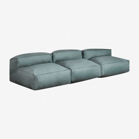 SKLUM Modulares 3-Sitzer-Sofa Dojans Grün Éter                                  