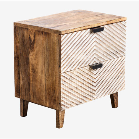 SKLUM Nachttisch aus Balary-Mangoholz              Mango-Holz                     