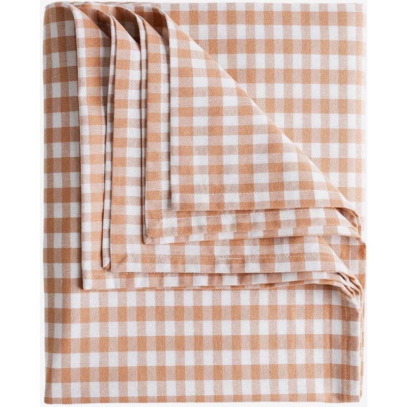 Sklum - Nappe en Coton (140x240 cm) Elixe Oranje Persimmon