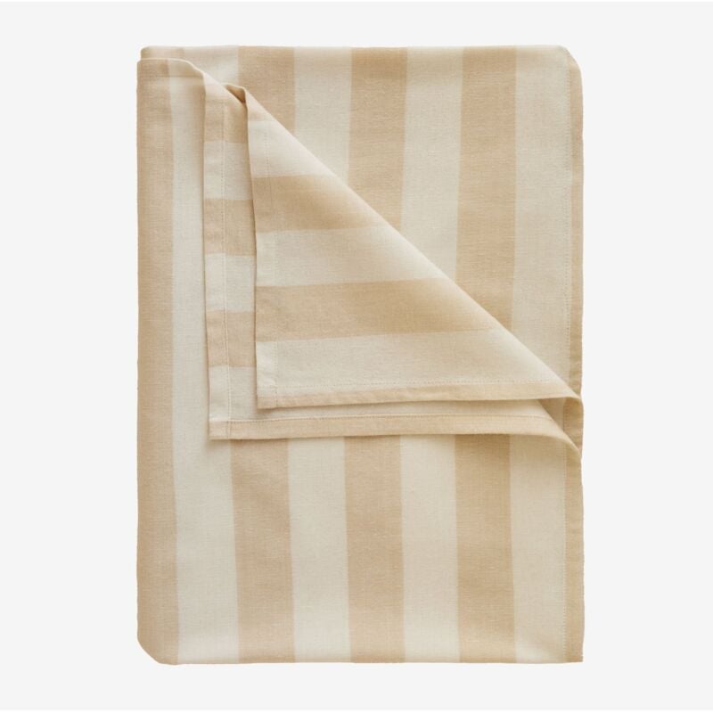 Sklum - Nappe en coton Efarin Tapioca Beige 170 x 250 cm
