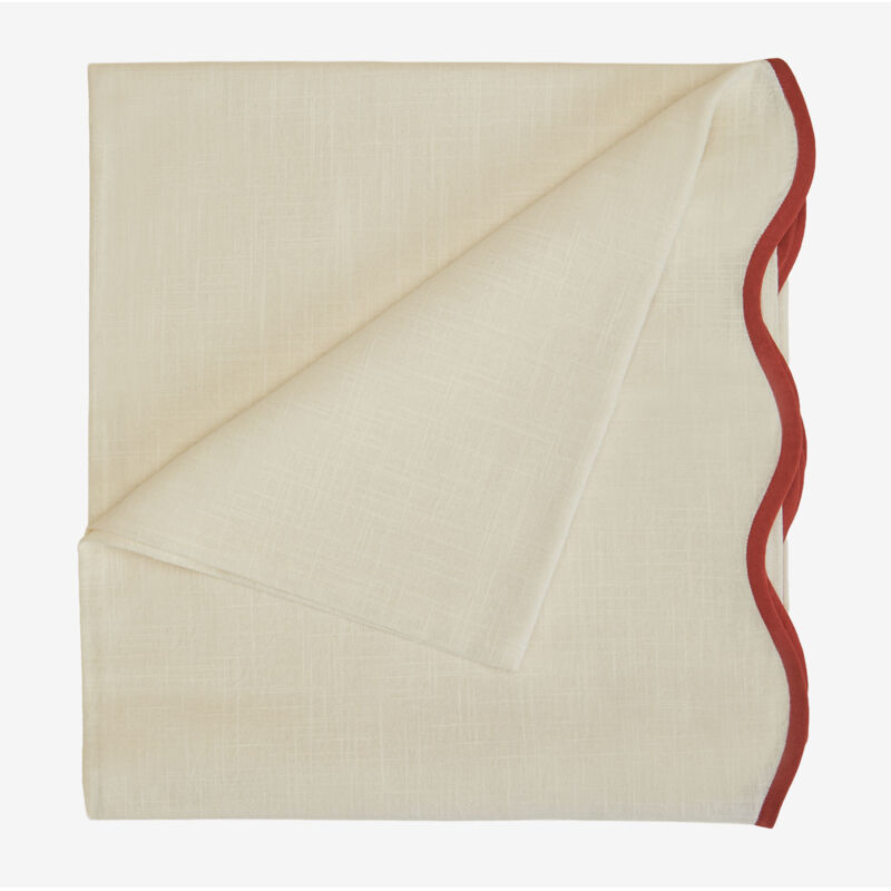 Nappe en coton Velisca 170x250 cm SKLUM Rouge Grenat