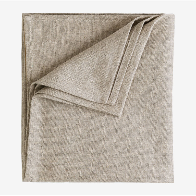 Nappe de 140x240 cm en Lin et Coton Ederne SKLUM Tapioca Beige