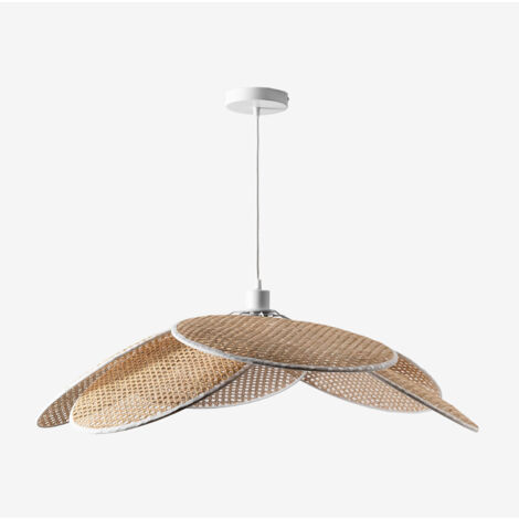 SKLUM Okai Pure Deckenlampe Weiss - Natur Ø100 cm                                 