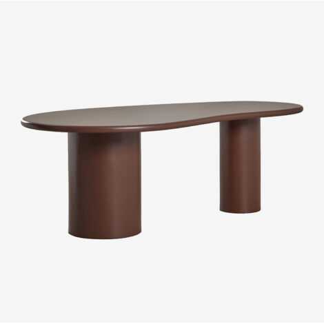 SKLUM Ovaler Esstisch aus MDF (220x115 cm) Billie Braun Kaffee                                  