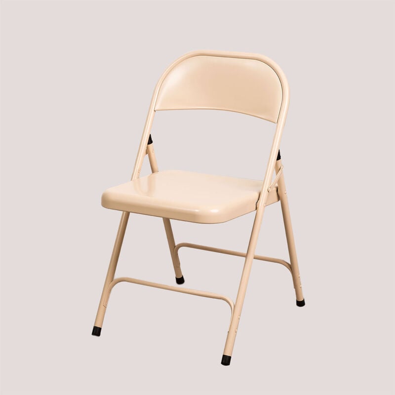 

Pack 2 Sillas Plegables Ukla Beige Lino - Sklum