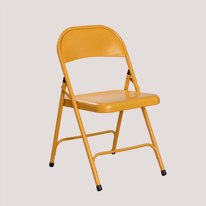 

Pack 2 Sillas Plegables Ukla Naranja Albaricoque - Sklum