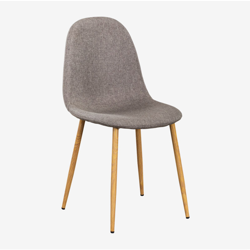 

PACK 4 Sillas Glamm SKLUM - Madera Natural Gris Topo