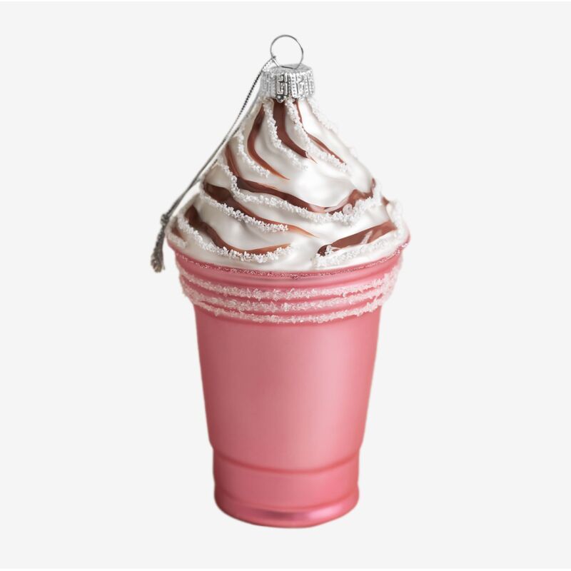 Pack da 4 decorazioni natalizie Milkys Rosa Neón