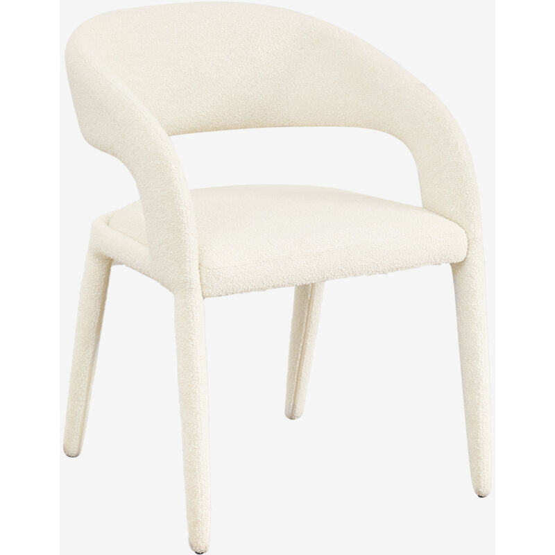 Sklum - Pack de 2 chaises de salle à manger avec accoudoirs rembourrés Arazeina